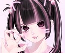 SNSアイコンイラストお描きします 2.5次元絵柄の地雷系、量産型イラストお描きします イメージ1