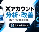 Xアカウントの改善を支援します 投稿内容・反応・検索導線を分析し改善提案 イメージ1