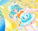 あなたのオリジナルキャラ描きます オリジナルキャラクターの日常イラストをお描きします イメージ1