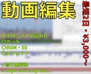 スピーディーかつ格安で動画編集をお引き受けします 最短2日・3,000円～で動画編集を行います イメージ1
