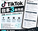 TikTokの台本を3本作成します 初心者歓迎！セリフ・テロップ・オチまで考えます イメージ1