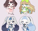 SDイラスト作成します アイコンなどに使えるミニキャラのイラストを描きます イメージ2