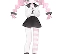 デフォルメのイラスト、アイコン描きます 可愛い女の子をアイコンにしたい方へ イメージ4