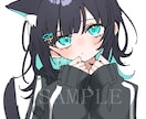 バストアップでイラストを描きます アイコン、サムネイル用などお好きにお使いください！ イメージ4