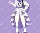Live2D用のパーツ分けしたイラストお描きします VTuber（vtuber）などの活動を予定されている方に！ イメージ6