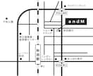 シンプルで読みやすい地図作成致します ショップカードやチラシに掲載できるおしゃれでシンプルな地図 イメージ1