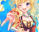 SNSアイコン1枚絵ホーム画面等のイラスト描きます 魅力的で目を惹く女の子のイラスト！ イメージ1