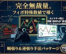 FX無裁量フィボ特殊数値で順張り逆張り手法教えます 数学的に勝つ！利確と損切りが自動で決まるストレスゼロの手法 イメージ1