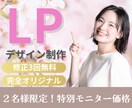 ２名限定★モニター価格で集客重視のLP作成します 最短4日で納品！とことんご納得いただけるデザインを！ イメージ1