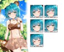 TRPGもVTuberもOK！可愛い立ち絵作ります 好きな絵柄を選ぶだけ！追加料金無し！最短４日で納品可 イメージ9