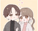 ぷにぷに♡カップルさん似顔絵描きます 記念日などのちょっとしたプレゼントにも♡ イメージ2