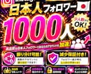 インスタの日本人フォロワー+1000人増やします Instagramの日本人フォロワー+1000人増やします イメージ1
