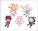 柔らかくてかわいいミニキャラ・SDキャラを描きます 瞬きGIFも承ります！細かい書き込みがテーマ イメージ7