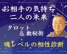 セラピスト歴18年の占い師が相手の気持ちを占います 二人の未来や相性も魂レベルで読み解く！片思い/婚活/結婚に イメージ1