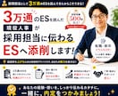 実績500件★丁寧な採用担当が通るＥＳに仕上げます 新卒・転職・公務員試験にも精通／丁寧・的確なアドバイス イメージ1