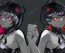 カッコよくも可愛い1枚イラスト描きます Vtuberさんの歌ってみたイラスト実績あり！【商用利用可】 イメージ4