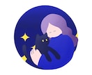 ゆるかわいい似顔絵のSNSアイコンイラスト描きます プロフィール画像にぴったりのフラットなデフォルメイラスト イメージ7