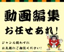 動画編集や制作を相談ベースから柔軟に対応します 動画編集全般お任せください！！ イメージ1