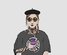 あなたのイメージを世界に一枚のイラストにします 写真からオリジナルまで、ご希望に合わせて丁寧に描き上げます！ イメージ6