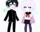 個性溢れる可愛いミニキャラ描きます オリジナルキャラクターをデフォルメします! イメージ1