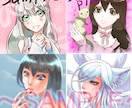 最短一日】女性男性中性動物OK！アイコン描きます 吹き出しアイコンや似顔絵OK！ラフや線画での納品も可能です。 イメージ4
