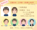 好感度アップ◎名刺・アイコン用似顔絵お描きします 優しい雰囲気で見た瞬間、好印象♡第一印象で差がつく似顔絵 イメージ3