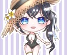 量産企画★ミニキャラ水着イラストお描きします 可愛い＆カッコいい！安価なSDキャラの水着イラストオーダー！ イメージ6