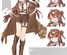 キャラクターイラストお描きします アイコンから1枚絵まで幅広くお届けします イメージ2