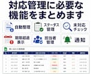 Googleフォーム問い合わせ管理表を自動化します 未対応・対応済み・期限超過を見える化、対応の抜け漏れを防ぐ イメージ5