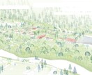 魅力的な建築・ランドスケープのイラストを描きます 繊細な表現で設計者の意匠を伝えます イメージ5