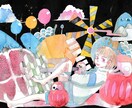 ごちゃごちゃとしたイラストを描きます 玩具箱の中にはいっているものは イメージ1