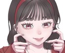 SNSアイコン・バストアップ描きます 透明感×やわ色で雰囲気UPします イメージ1