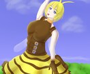 バストアップのイラストを描きます 様々な塗り方の対応ができます。 イメージ1