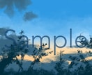 写真を参考に風景イラストを描きます デジタルで簡単な風景、背景を描きます。 イメージ1