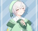 イラスト（バストアップ）描きます アイコン、配信素材などに！商用利用OK！ イメージ3