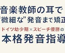 元教員がスピーチ対策/英語発音レッスンします 音楽教師の耳で細部まで矯正！コツを掴んで誰でも美しい英語に イメージ1
