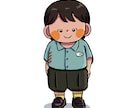 お子様をもちっとかわいいイラストにします 18歳が描くもちっと愛おしい成長記録 イメージ2