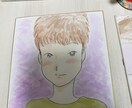 似顔絵を描きます 色紙に手書きで描きます。癒し系に描きます。 イメージ2