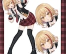 商用利用込！かわいい女の子描きます 急いでいる方必見！最短3日程度で納品できます♪ イメージ1