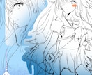 ラフイラスト描きます 普通の1枚絵より少しラフに描きます！ イメージ2