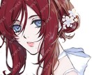 貴方だけの素敵なSNSアイコンお描きします 可愛くて綺麗な女の子お任せ下さい！ イメージ1