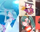 アイコン/立ち絵イラスト制作します 【SNS・TRPG等に】キャラクターイラストお描きします イメージ3