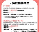 持続化補助金（一般型）申請書作成します ☆必見☆販路拡大したい方、創業したばかりの方 イメージ1