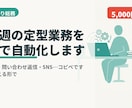 あなたの定型業務1つをAIで自動化します 請求や問い合わせ返信などの定型作業をAIで自動化します イメージ1