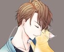 雰囲気のある男性SNSアイコン制作します 落ち着いた雰囲気・中性的な男性キャラクターが得意です イメージ4
