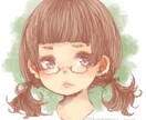 厚塗り・水彩ちっくー優しい雰囲気の似顔絵描きます 淡い、優しい風合いが好きな方へ。 イメージ2