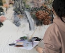 癒しの風景キャンバスを描きますます お部屋に飾りたくなる優しい風景画 イメージ3