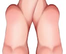 足裏のフェチイラスト描きます 全身絵から、アップの絵まで幅広いシチュエーションで描きます イメージ2