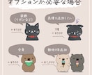 表情4種セット！ゆるかわいい動物アイコン描きます ブログやSNSに！納品1週間後まで追加料金なしで修正可◎ イメージ3