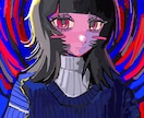 かっこかわいいビビットイラスト制作します アイコン、ボカロMV、グッズイラストなど受け付けています イメージ5